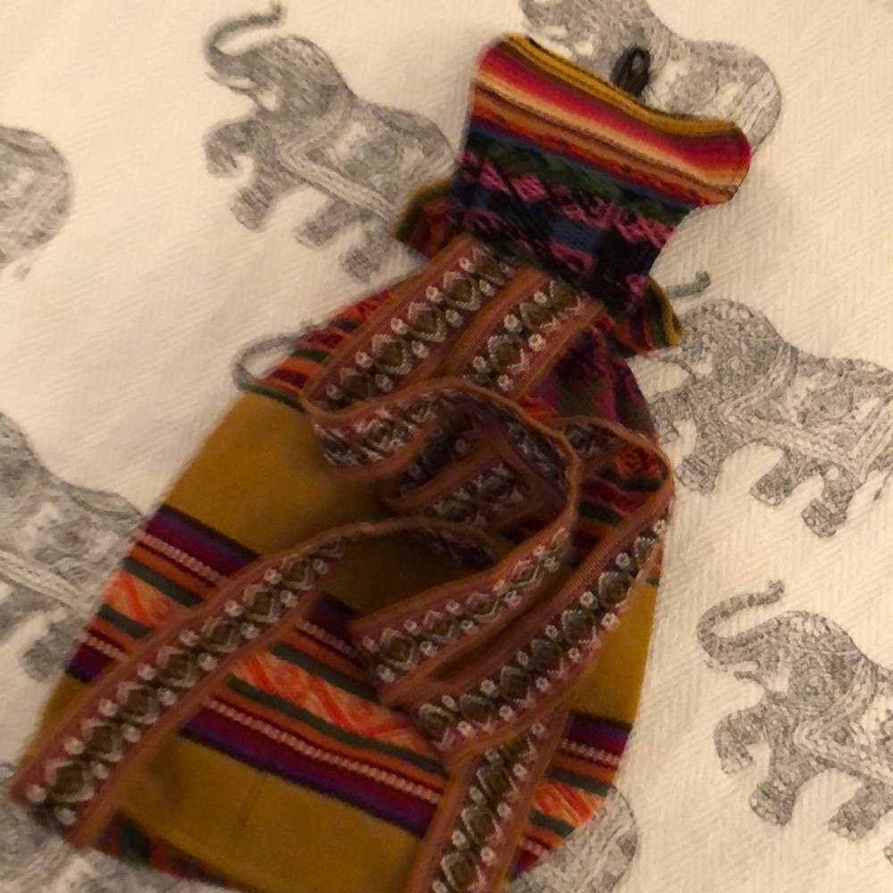 BNWT Peruvian Inca Handmade Artisans Backpack - Picture 7 of 7
